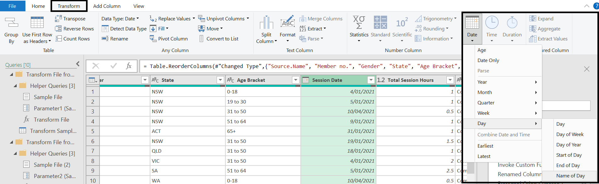 power-query-excel-day-of-week