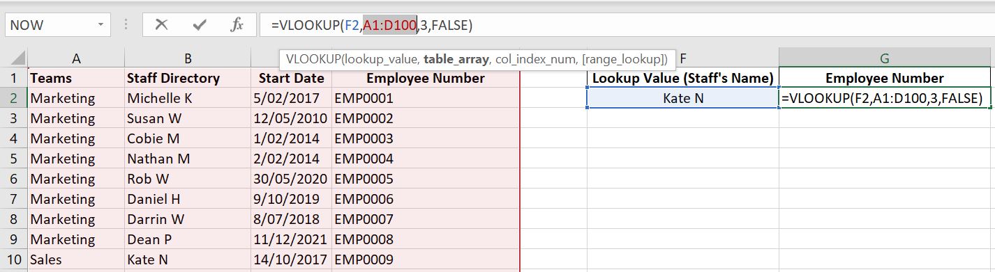 Vlookup-error-wrong-table_array-Excel