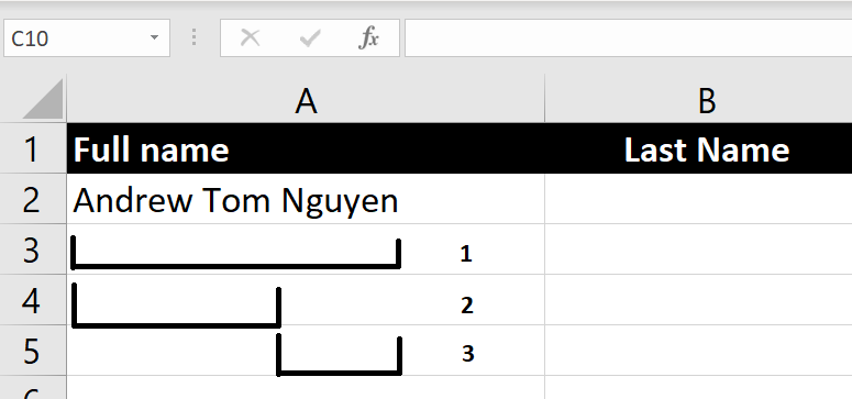Excel-Extract-Last-Names-With-Middle-Names