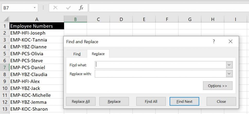 How to Change and Substitute Specific Text in Excel › # Fix All Excel ...
