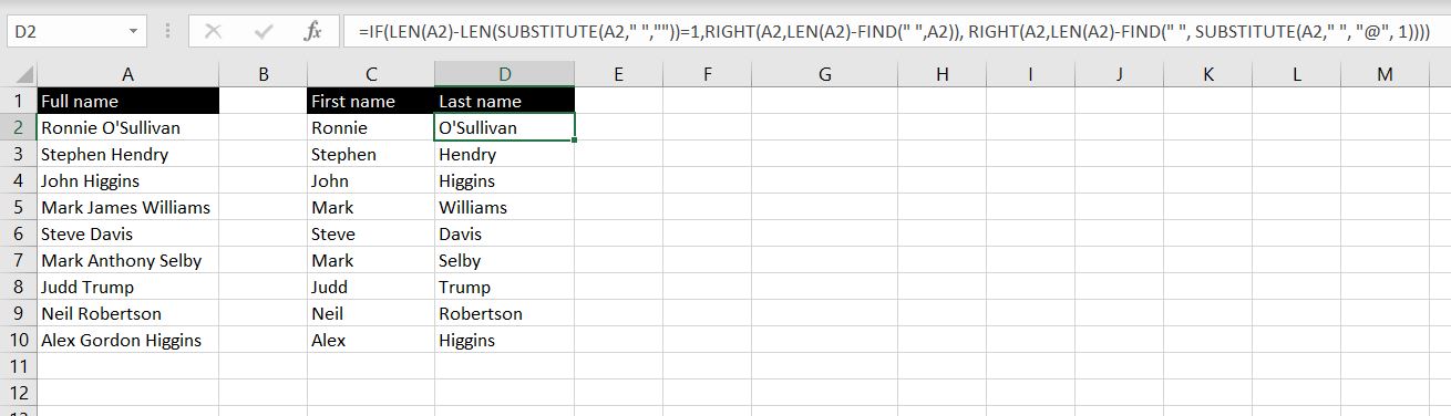 Excel-Separate-Names-Formulas